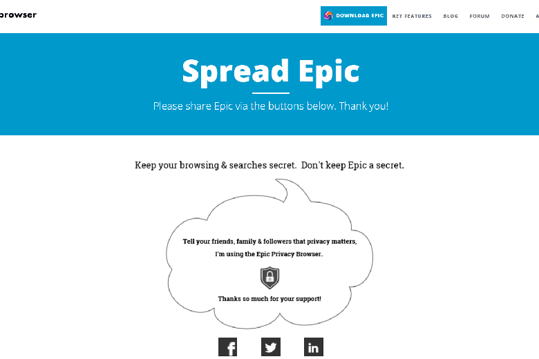 Download Epic Privacy Browser 138.0.7204.50 for windows